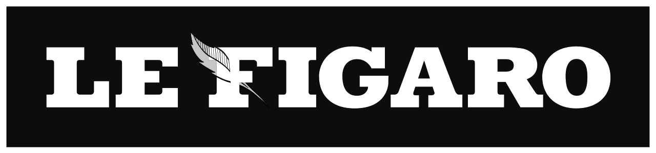 Le figaro black and white logo