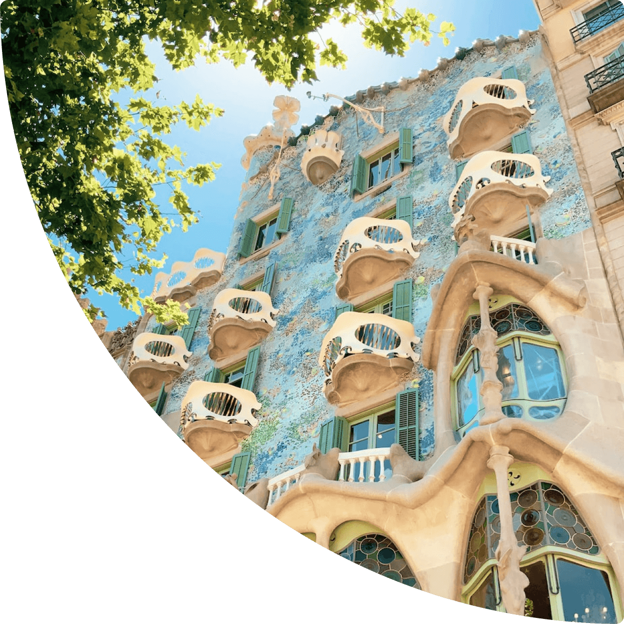 Gaudí building in Barcelona