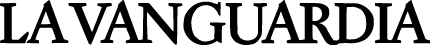 La Vanguardia logo black and white